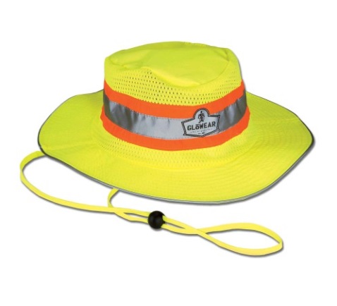 GloWear® 8935 Hi-Vis Ranger Hat - Latex, Supported